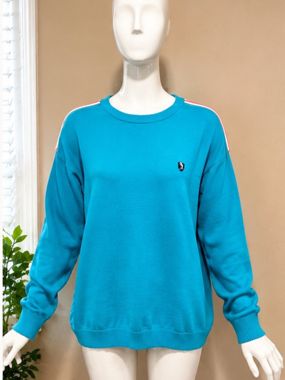 🐬 Taanz The Social Outfit Teal Cotton Sweater men’s XL